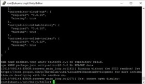 Unity в Linux - WeissLog
